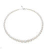 Graduated White Freshwater Pearl Necklace