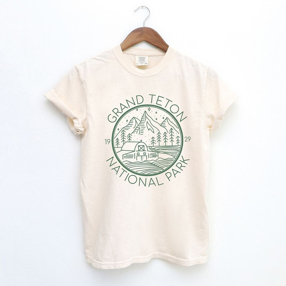 Grand Teton National Park Garment Dyed Tee