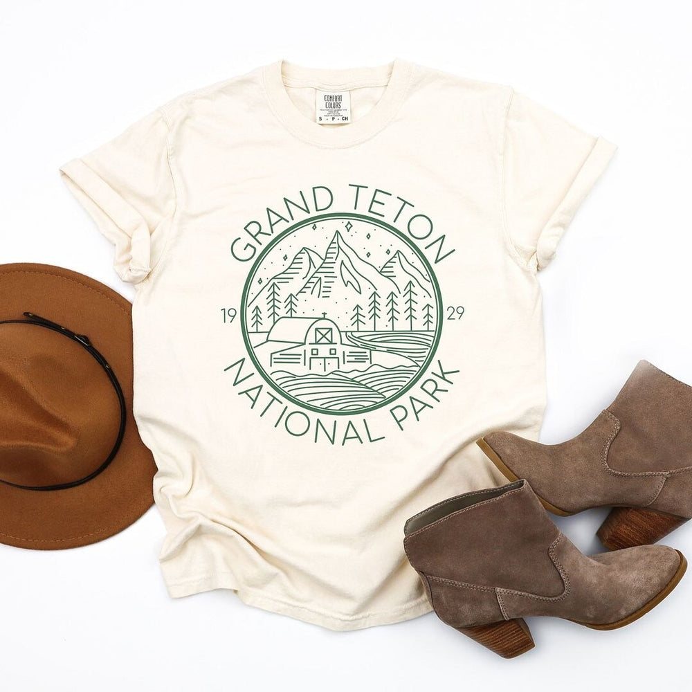 Grand Teton National Park Garment Dyed Tee