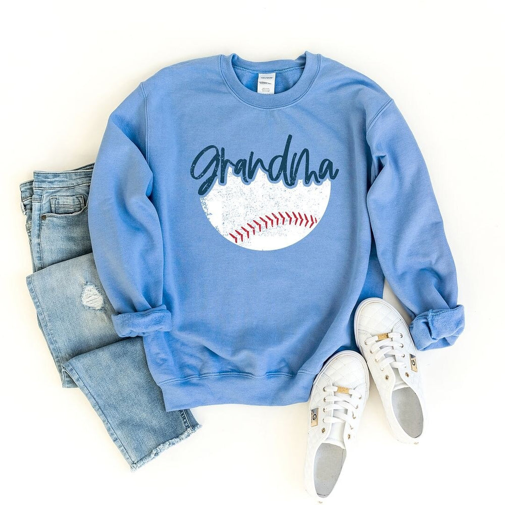 Grandma Baseball Graphic Sweatshirt