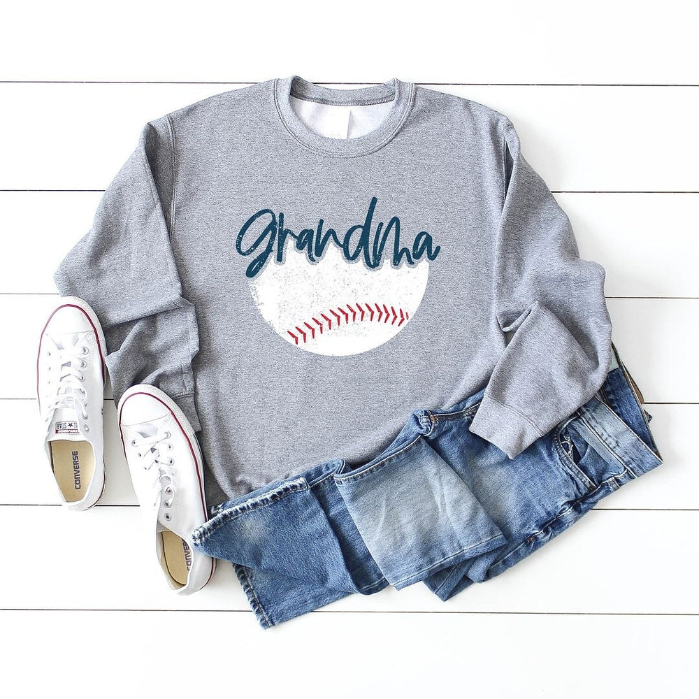 Grandma Baseball Graphic Sweatshirt