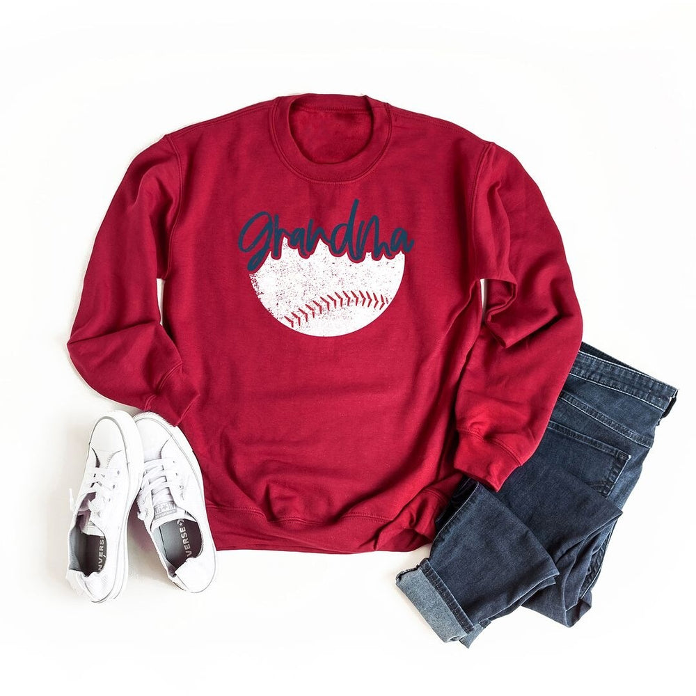 Grandma Baseball Graphic Sweatshirt