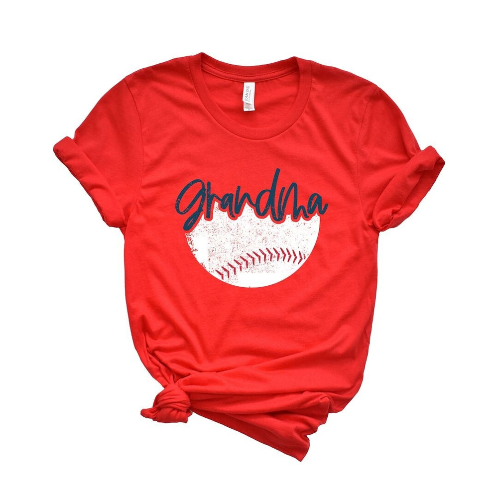 Grandma Baseball Short Sleeve Crewnneck Tee