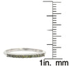 Green Diamond Sterling Silver Stackable Band Ring