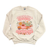 Groovy Little Christmas Truck Graphic Sweatshirt