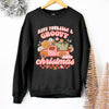 Groovy Little Christmas Truck Graphic Sweatshirt