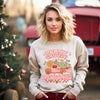 Groovy Little Christmas Truck Graphic Sweatshirt