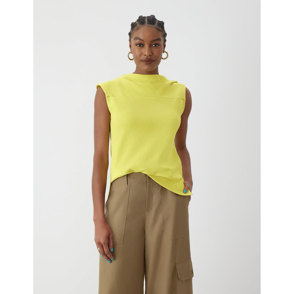 Gstq Asymmetric Neck Top