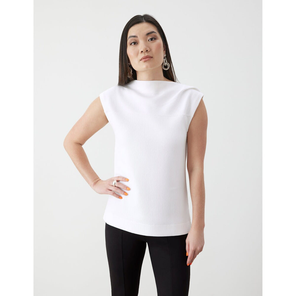 Gstq Asymmetric Neck Top