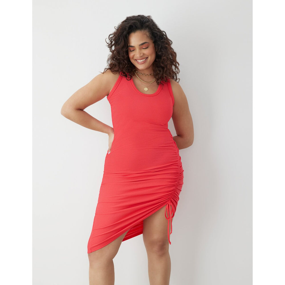 Gstq Drawstring Tank Dress