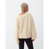 Gstq Off The Shoulder Cable Knit Sweater