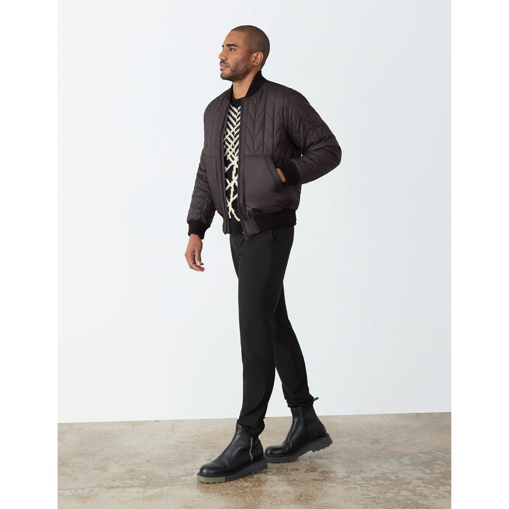 Gstq Quilted Bomber Jacket