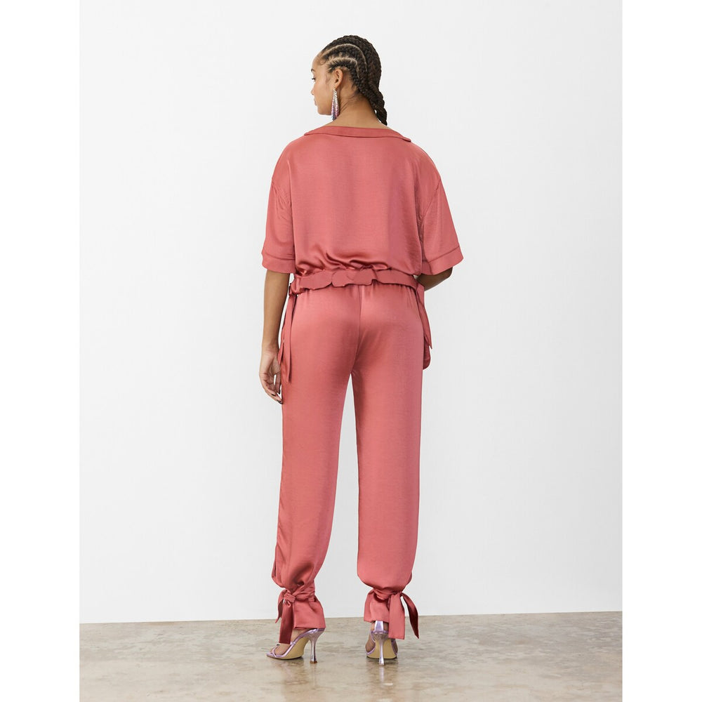 Gstq Satin Ribbon Pant