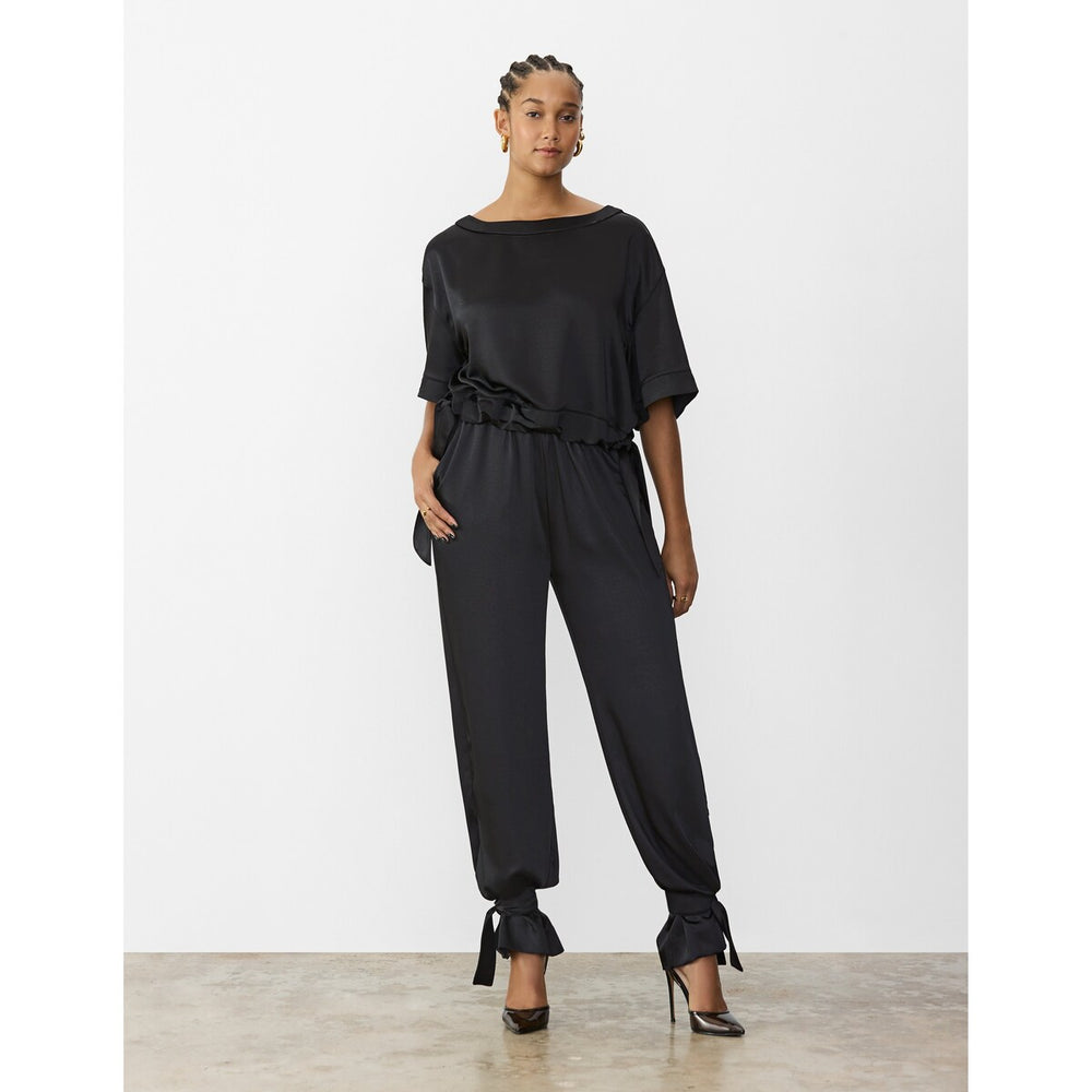 Gstq Satin Ribbon Pant