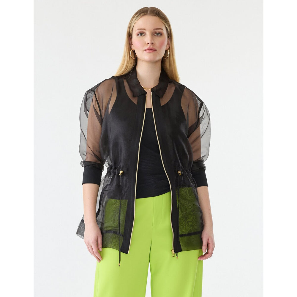 Gstq Sheer Cinched Jacket