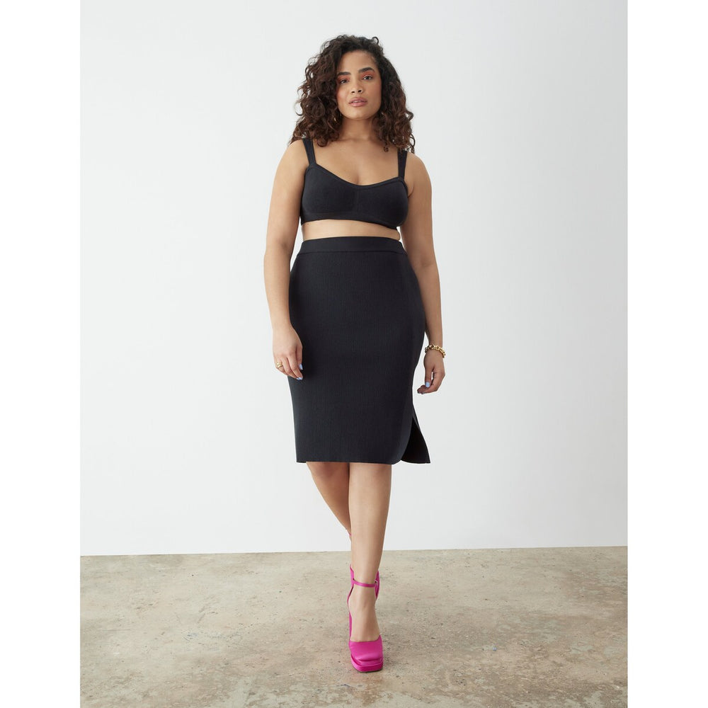 Gstq Side Slit Pencil Skirt