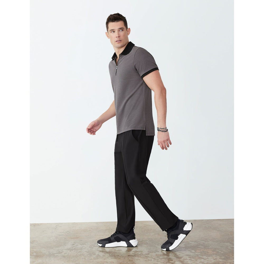 Gstq Stretch Zip Polo