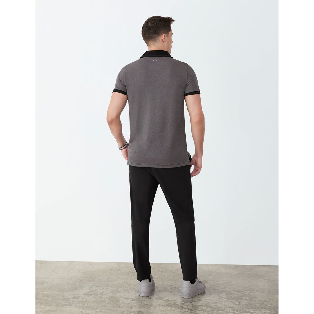 Gstq Stretch Zip Polo