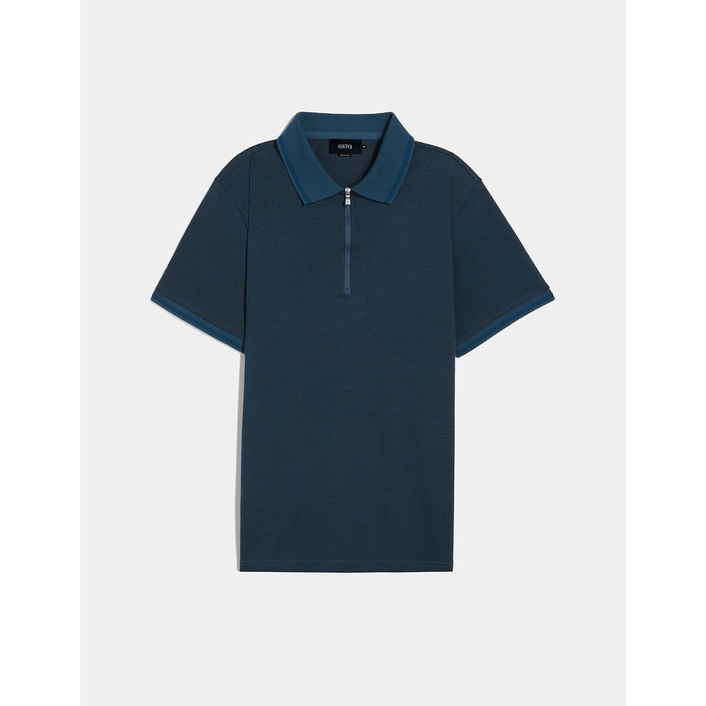 Gstq Stretch Zip Polo