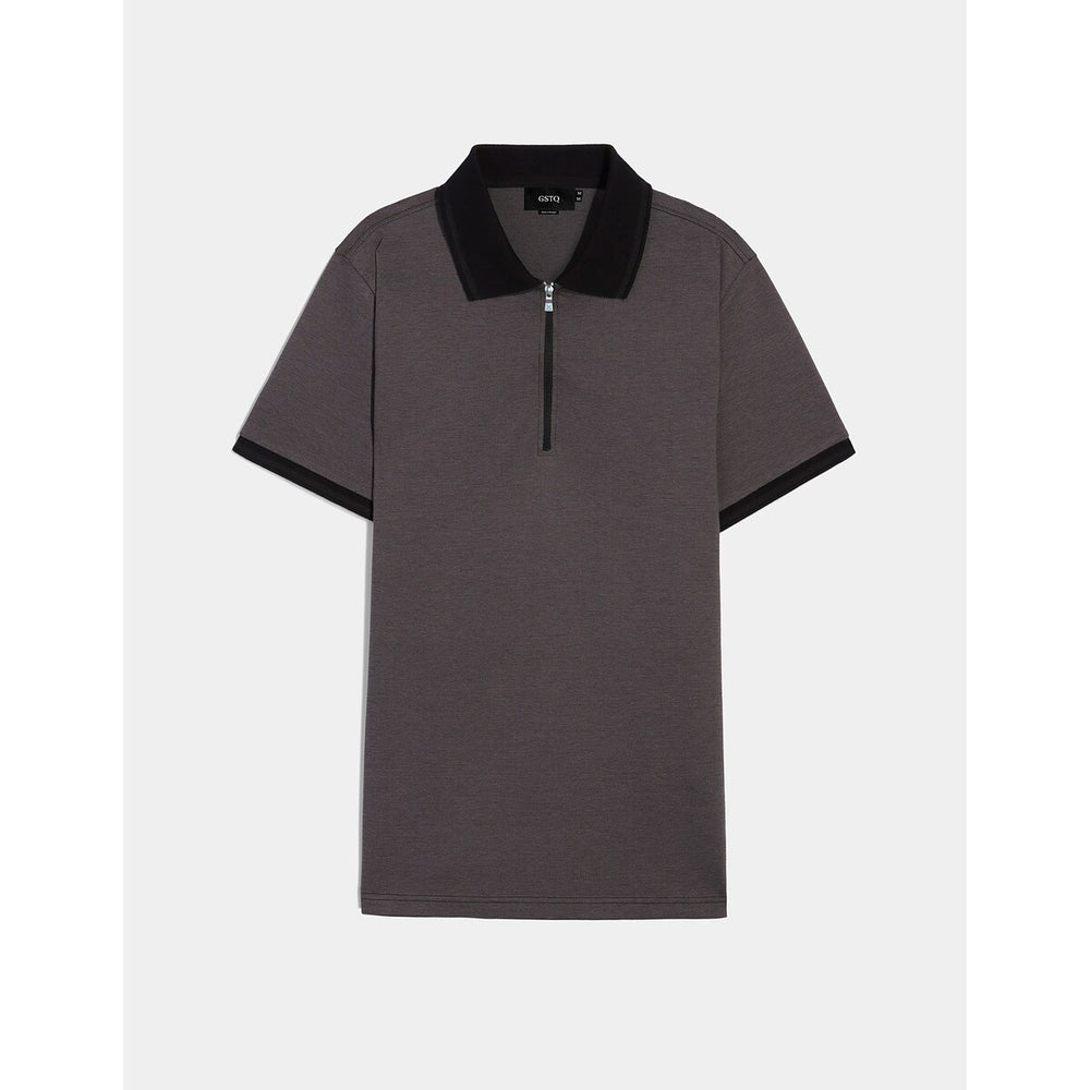 Gstq Stretch Zip Polo