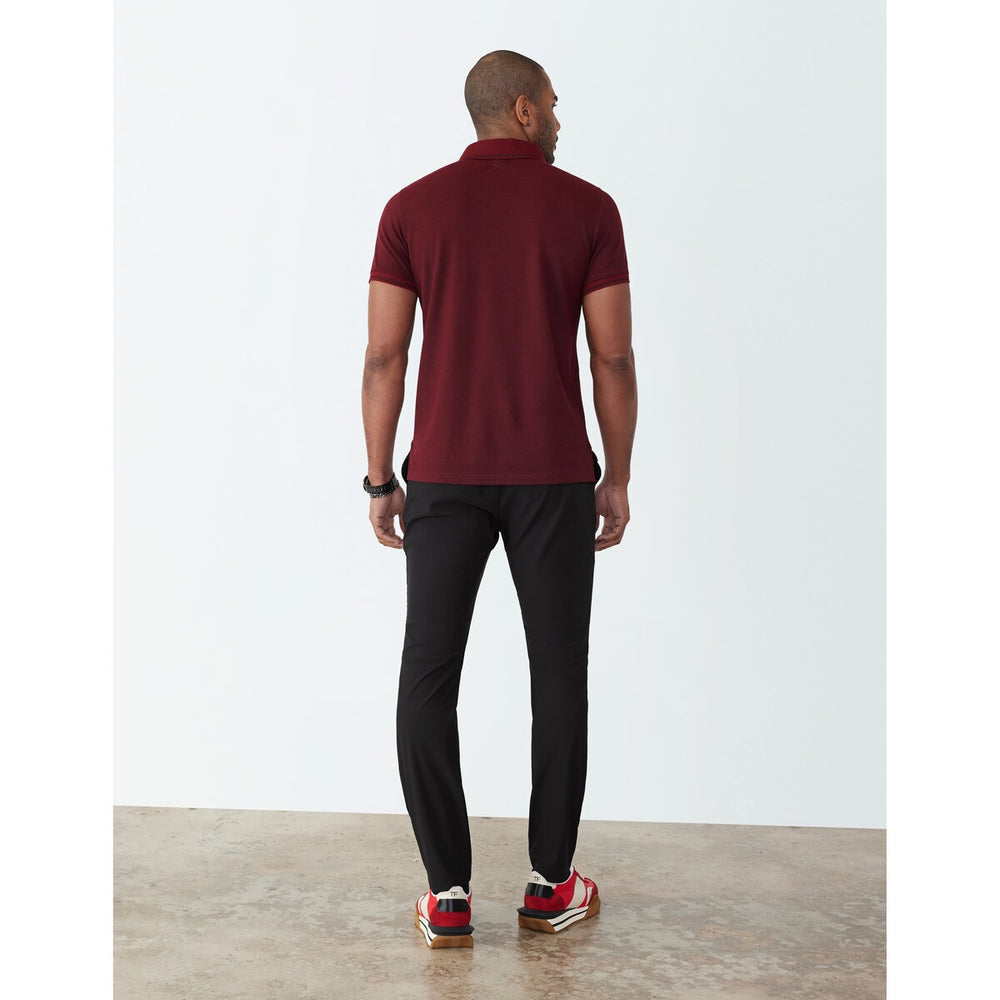 Gstq Stretch Zip Polo