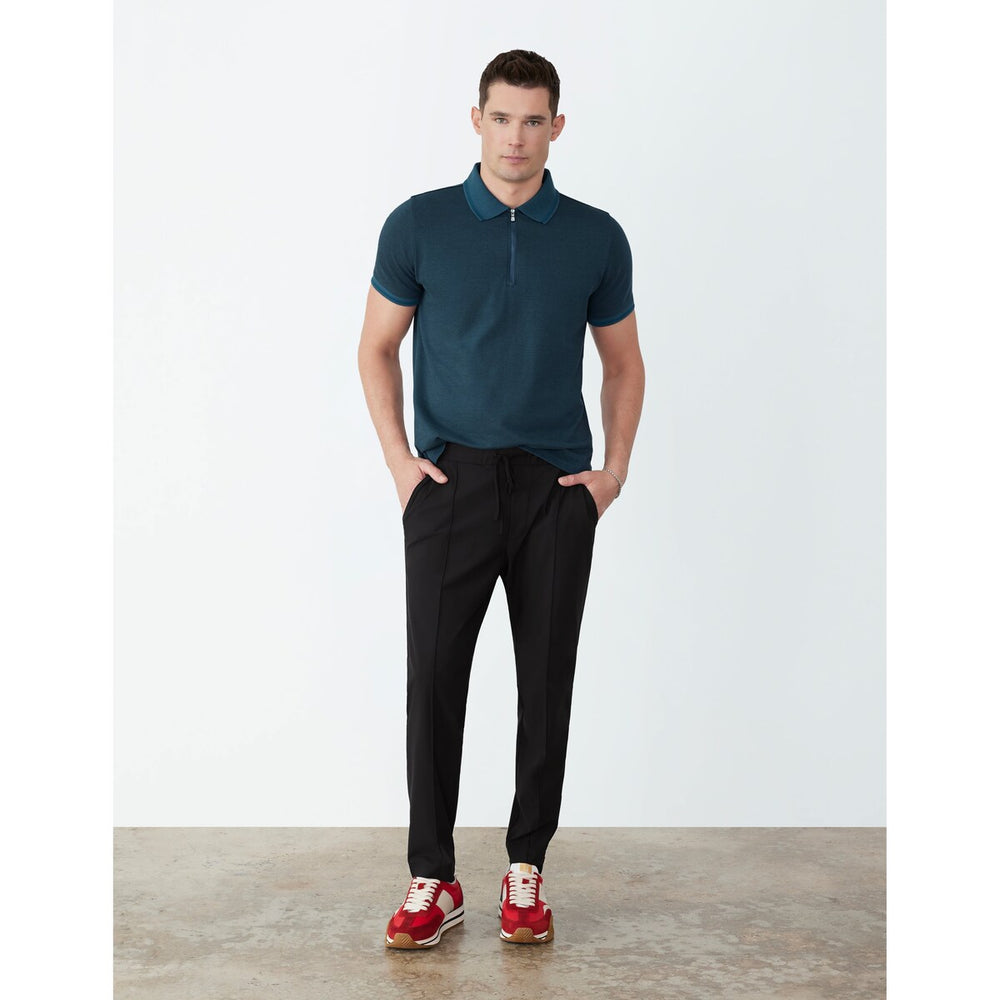 Gstq Stretch Zip Polo