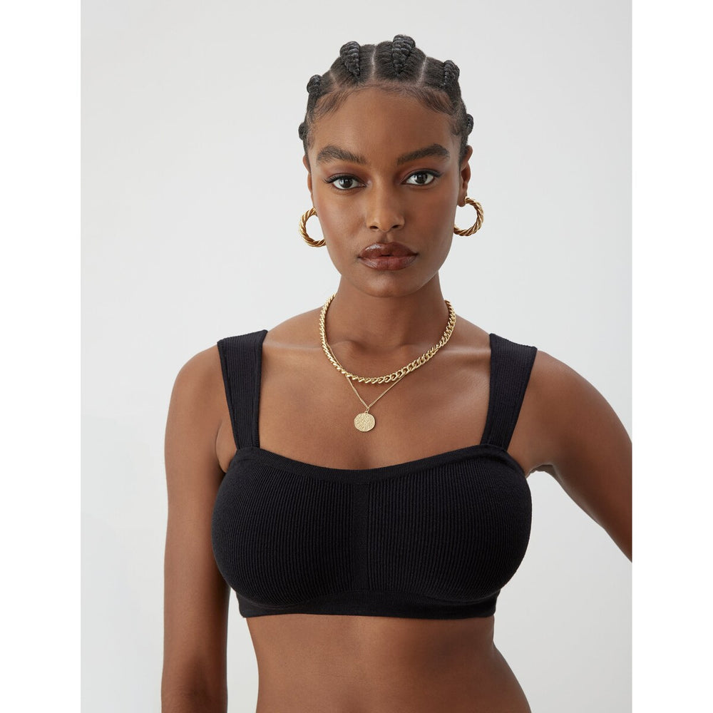 Gstq Sweater Bra Top