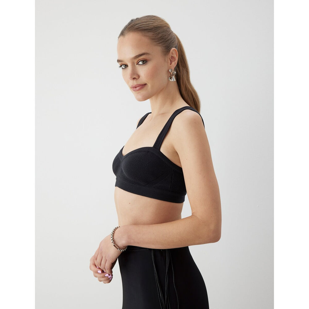 Gstq Sweater Bra Top