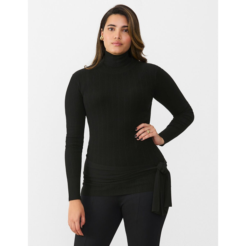 Gstq Turtleneck With Waist Tie