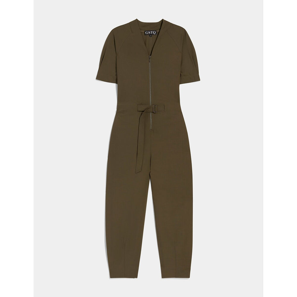 Gstq Utility Cinched Jumpsuit