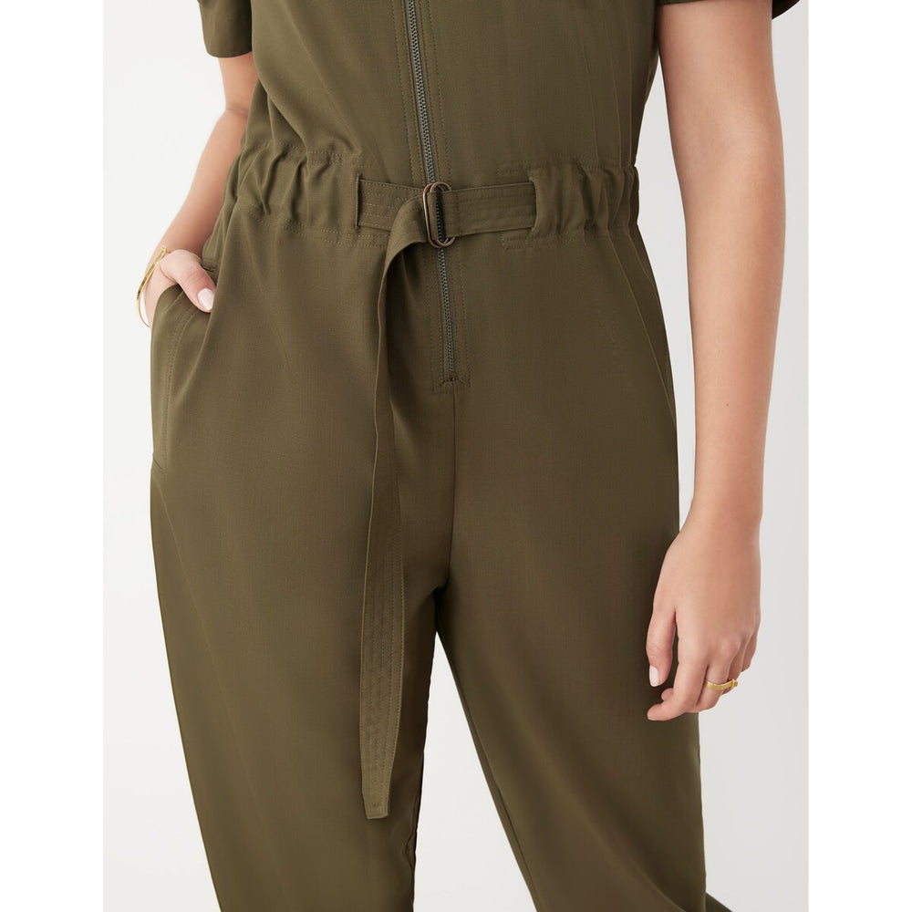 Gstq Utility Cinched Jumpsuit