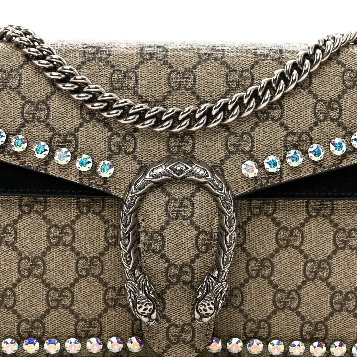 Dionysus gg small crystal shoulder bag online