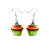 Halloween Cupcake Drop Earrings