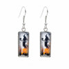 Halloween Themed Rectangular Drop Earrings