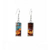 Halloween Themed Rectangular Drop Earrings