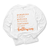 Halloween Words Long Sleeve Tee