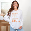 Halloween Words Long Sleeve Tee