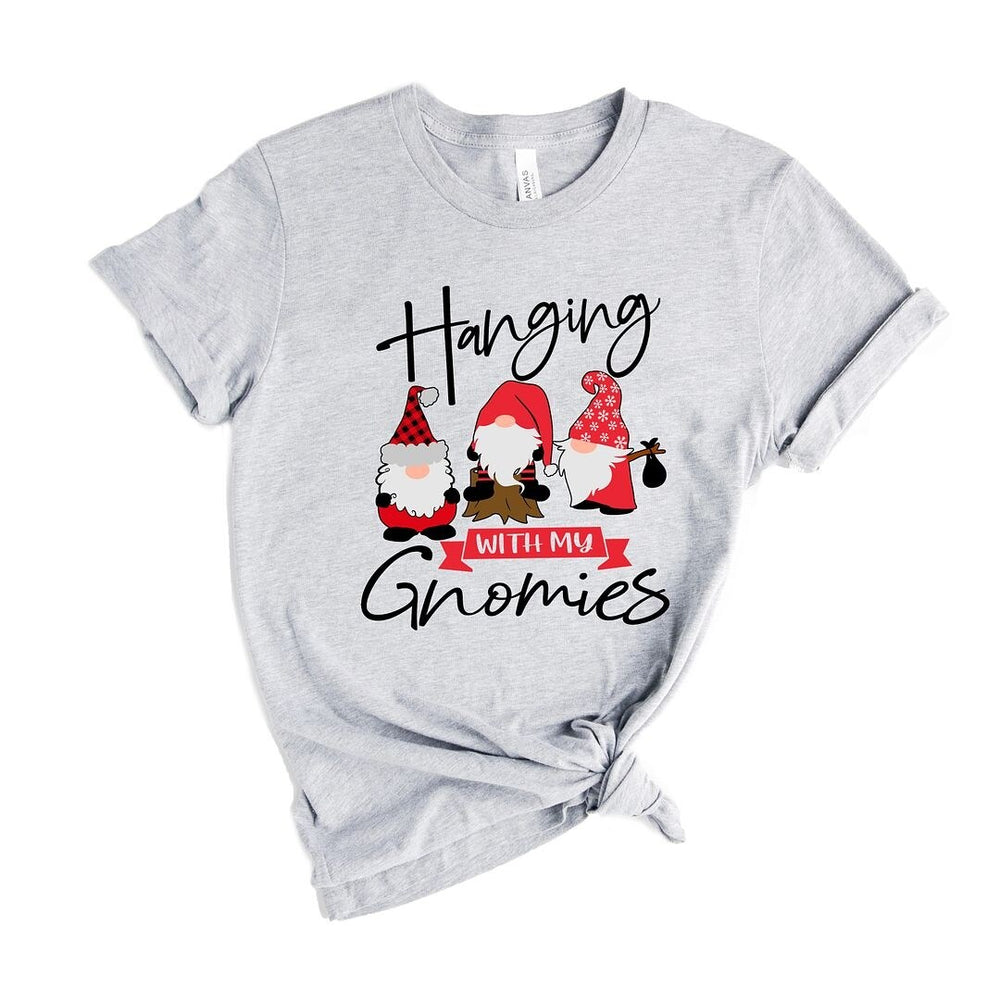 Hanging With My Gnomies Short Sleeve Crewnneck Tee