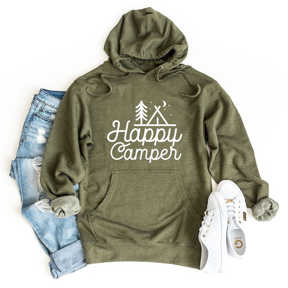 Happy Camper Tent Graphic Hoodie