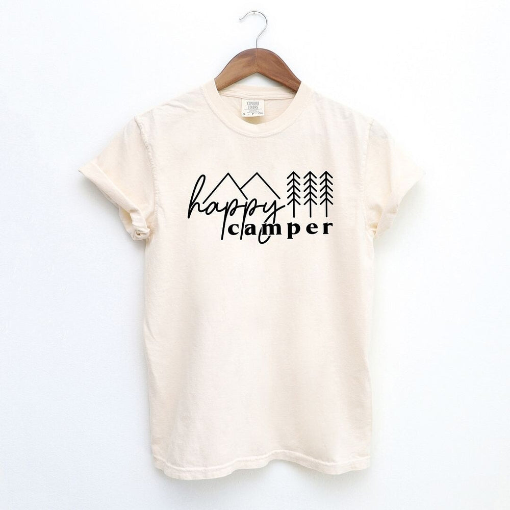 Happy Camper Trees Garment Dyed Tee