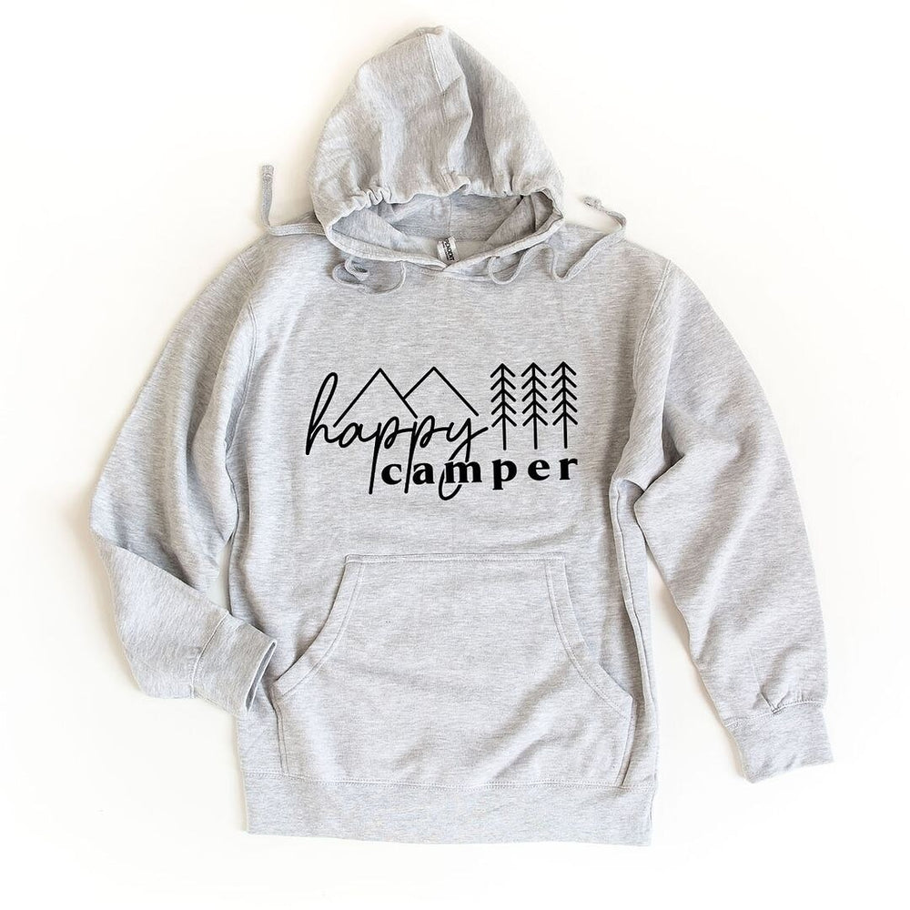 Happy Camper Trees Graphic Hoodie