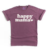 Happy Mama Puff Print Garment Dyed Tee