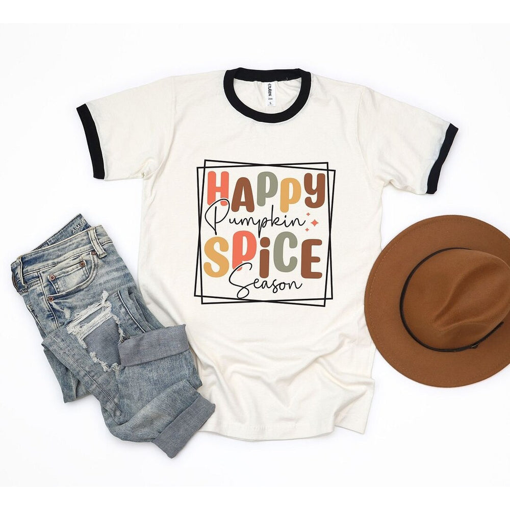 Happy Pumpkin Spice Season Ringer Tee