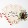 Have Yourself A Merry Little Christmas Berries Short Sleeve Crewnneck Tee