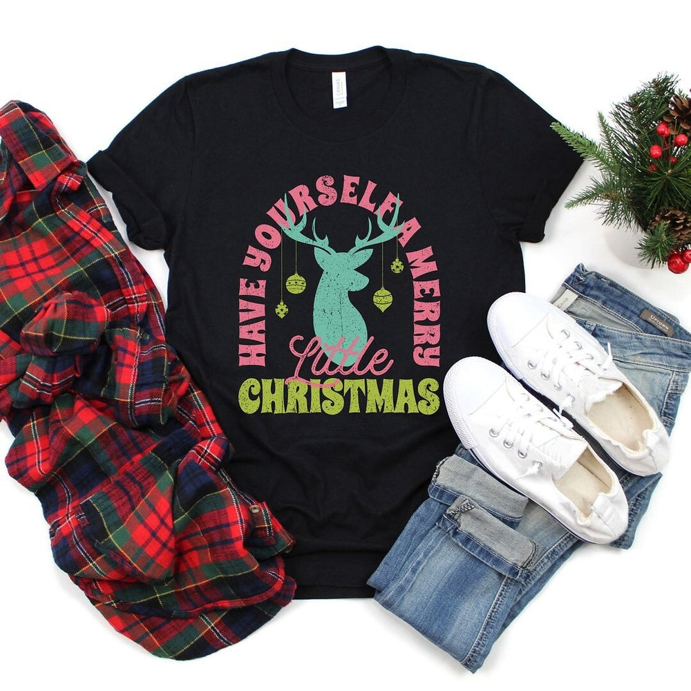 Have Yourself A Merry Little Christmas Short Sleeve Crewnneck Tee