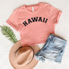 Hawaii Curved Short Sleeve Crewnneck Tee