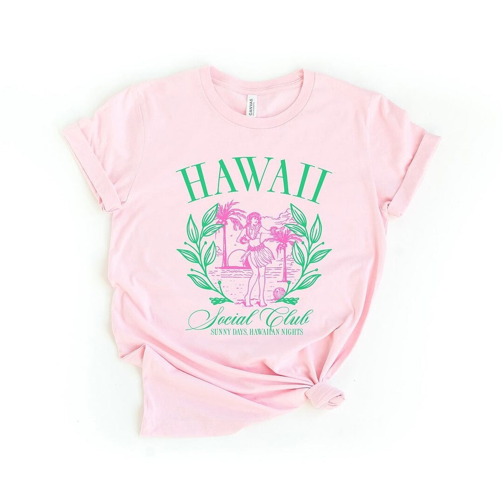 Hawaii Social Club Short Sleeve Crewnneck Tee