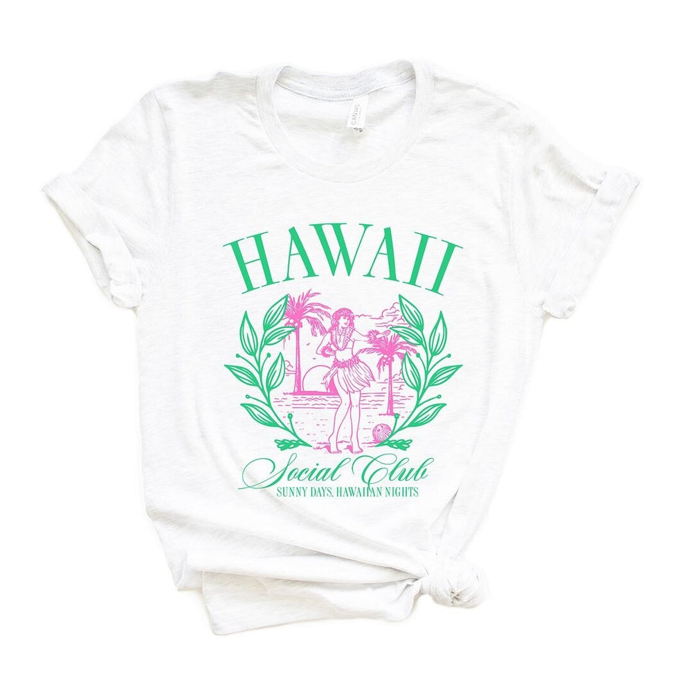 Hawaii Social Club Short Sleeve Crewnneck Tee