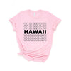 Hawaii Stacked Short Sleeve Crewnneck Tee