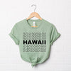 Hawaii Stacked Short Sleeve Crewnneck Tee